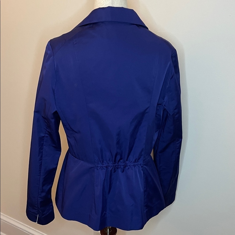 Lafayette 148 New York Royal Blue/Purple Full Zip Jacket Women’s Size 10 - Picture 3 of 7